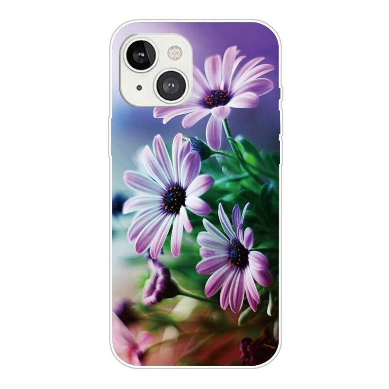 Deksel Til iPhone 13 Mini Realistiske Blomster