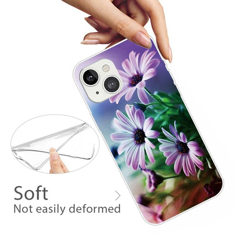 Deksel Til iPhone 13 Mini Realistiske Blomster