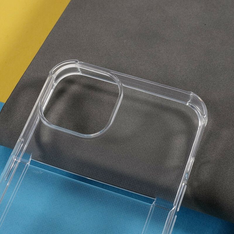 Deksel Til iPhone 13 Mini Transparent Kortholder Farge