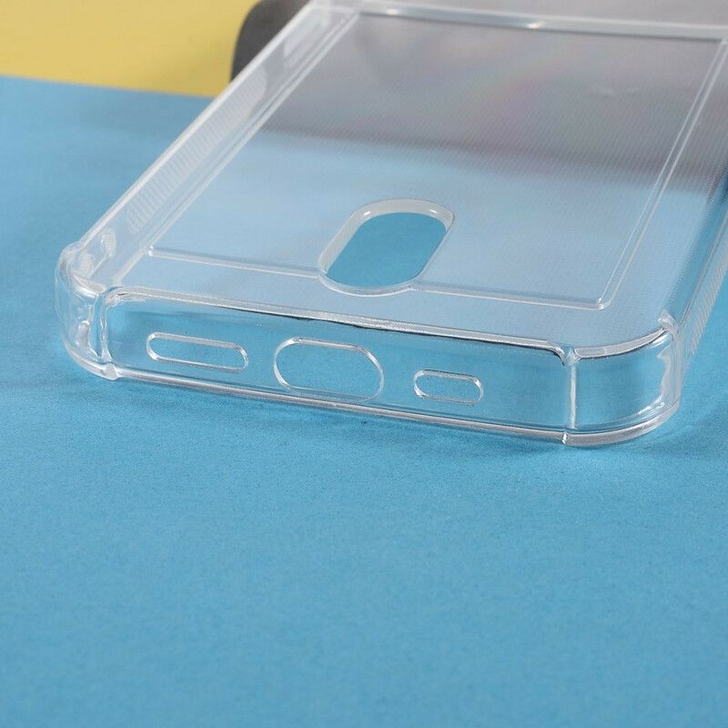 Deksel Til iPhone 13 Mini Transparent Kortholder Farge