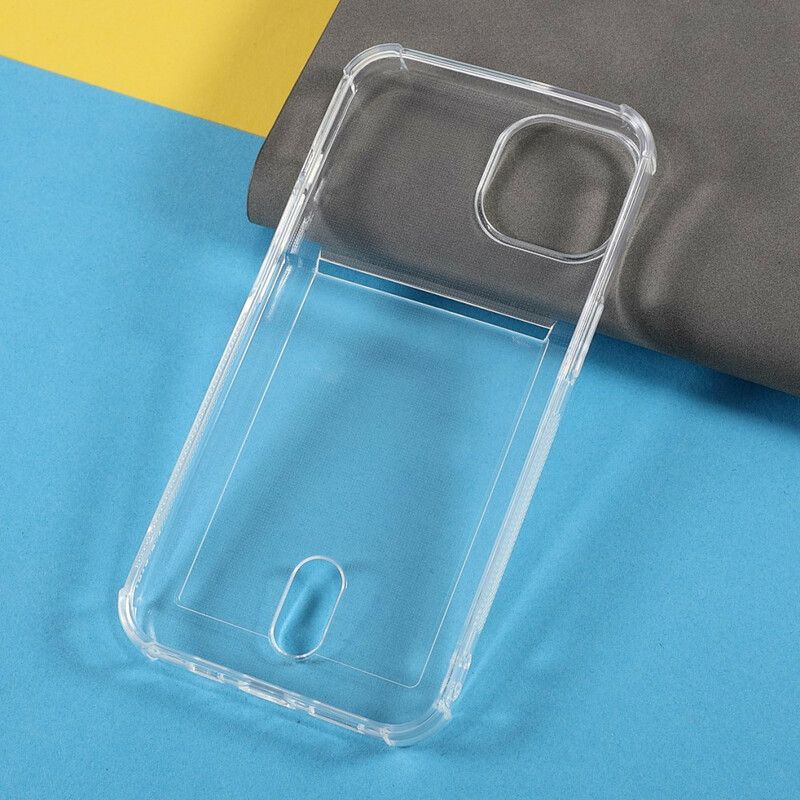 Deksel Til iPhone 13 Mini Transparent Kortholder Farge