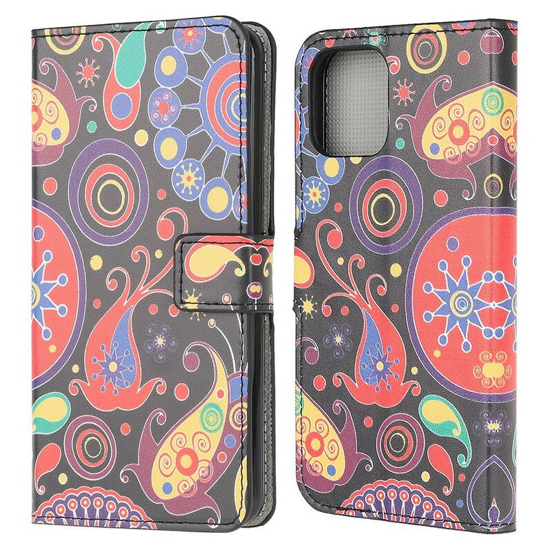 Folio Deksel Til iPhone 13 Mini Galaxy Design