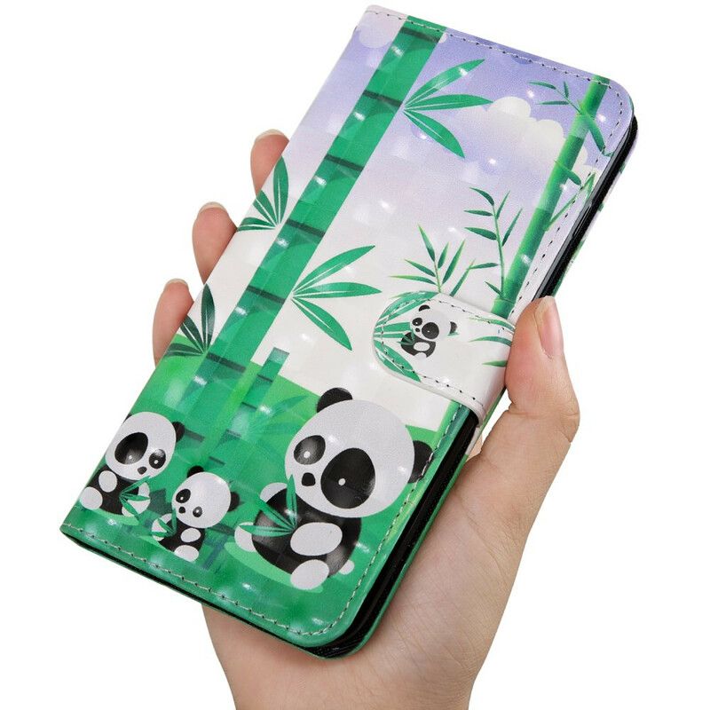 Folio Deksel Til iPhone 13 Mini Light Spot Pandaer