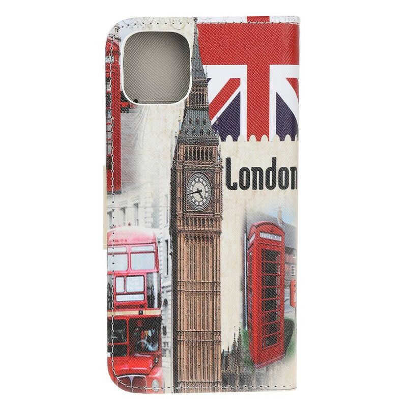 Folio Deksel Til iPhone 13 Mini London Life