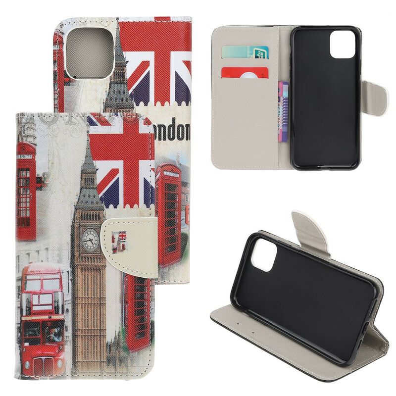 Folio Deksel Til iPhone 13 Mini London Life