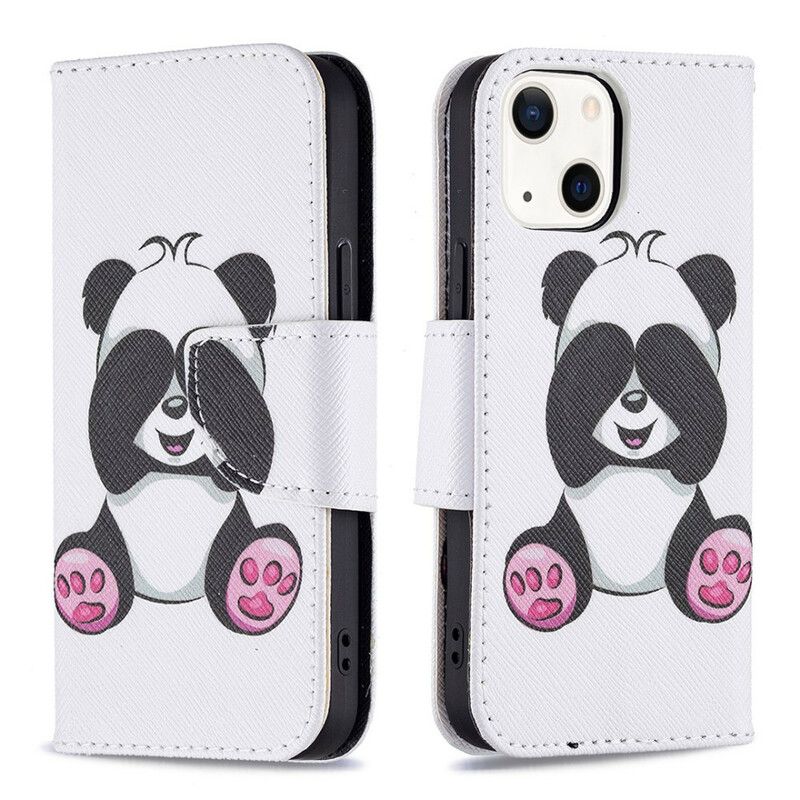 Folio Deksel Til iPhone 13 Mini Panda Moro