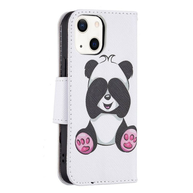 Folio Deksel Til iPhone 13 Mini Panda Moro