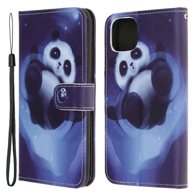 Folio Deksel Til iPhone 13 Mini Panda Space