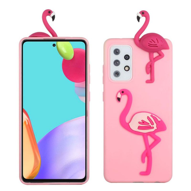 Deksel Til Samsung Galaxy A33 5G Flamingo 3d