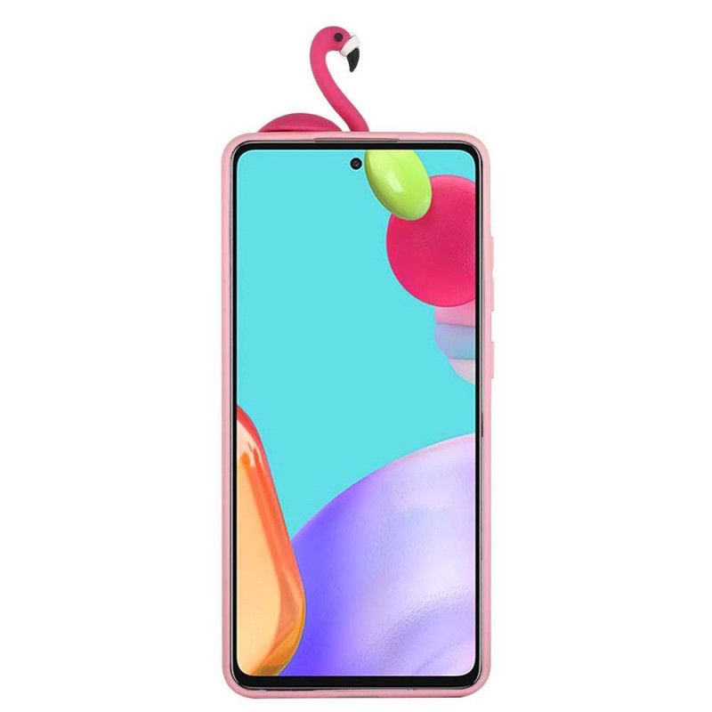 Deksel Til Samsung Galaxy A33 5G Flamingo 3d