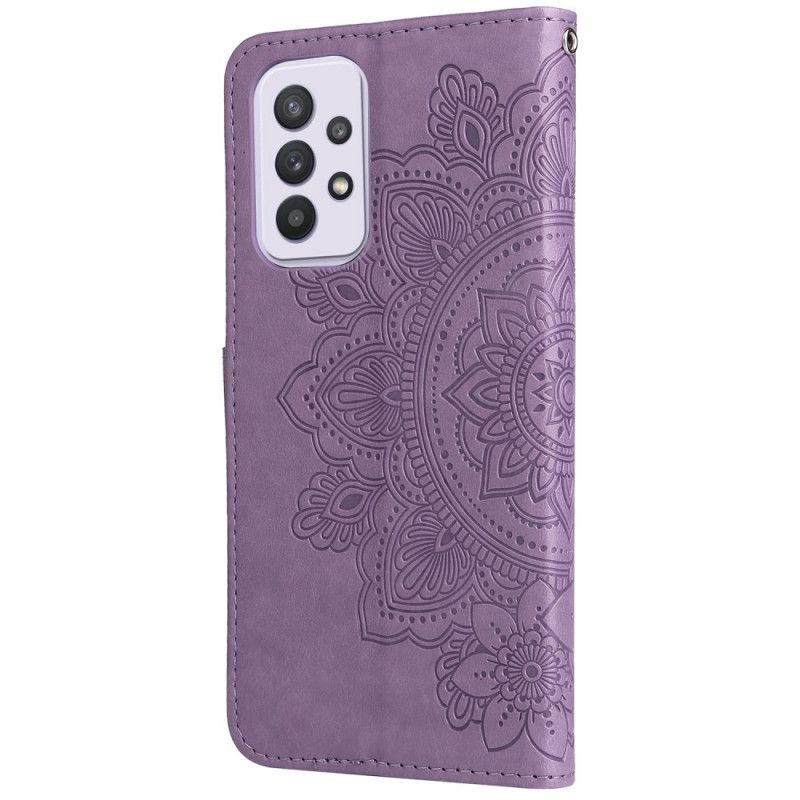 Folio Deksel Til Samsung Galaxy A33 5G Blomstermandala