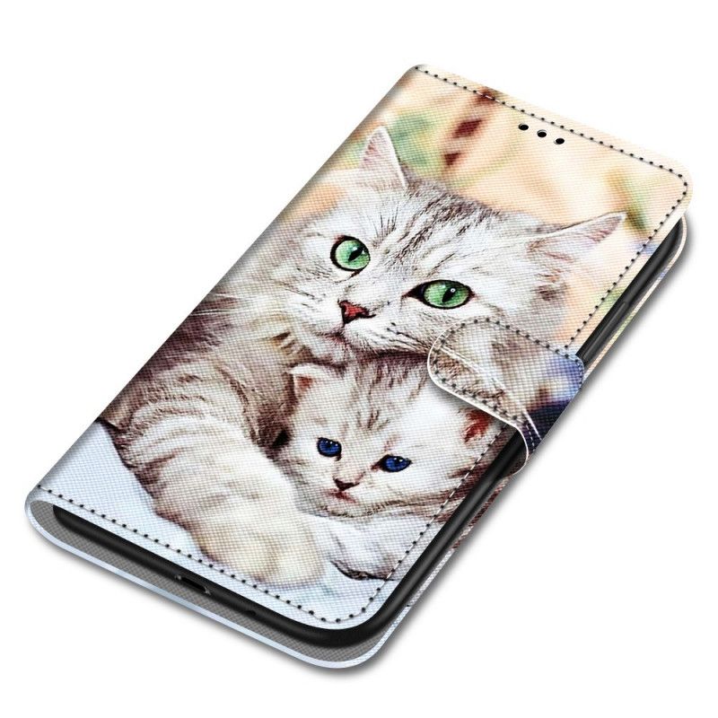 Folio Deksel Til Samsung Galaxy A33 5G Kattefamilie