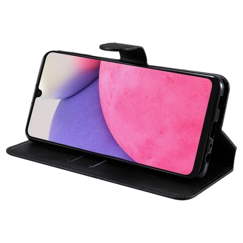 Folio Deksel Til Samsung Galaxy A33 5G Solid Color Series