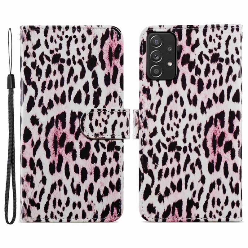 Lærdeksel Til Samsung Galaxy A33 5G Leopardprint