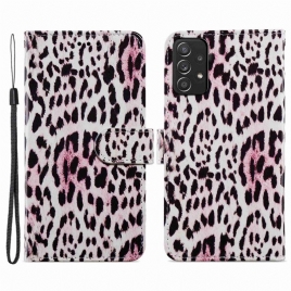 Lærdeksel Til Samsung Galaxy A33 5G Leopardprint