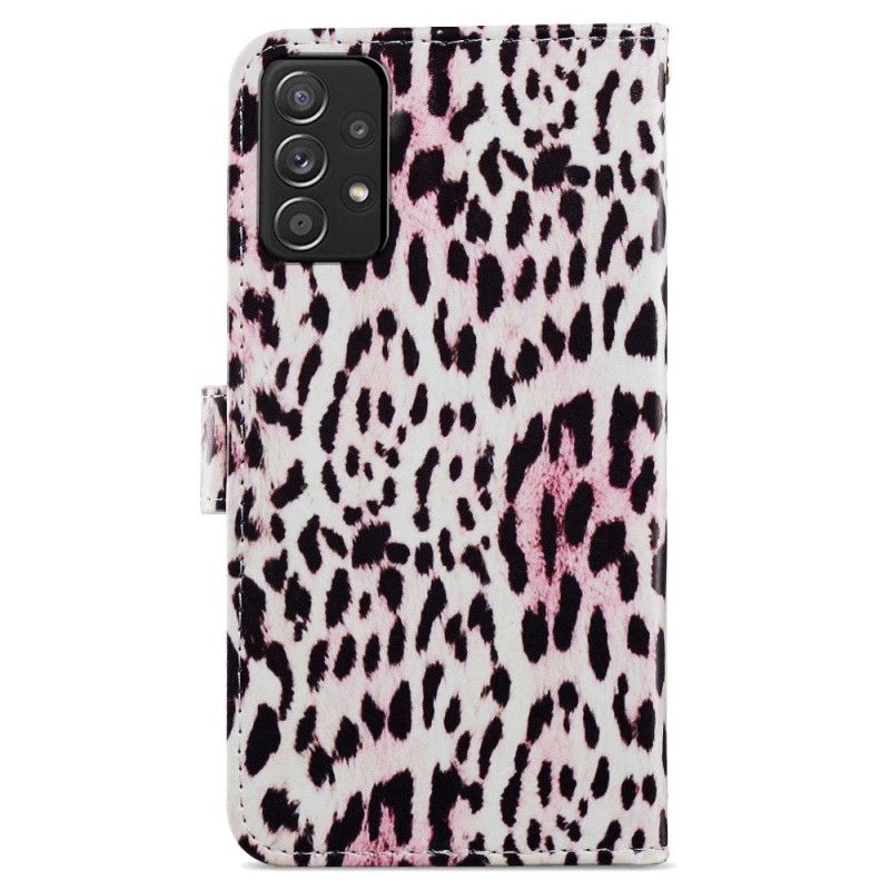 Lærdeksel Til Samsung Galaxy A33 5G Leopardprint