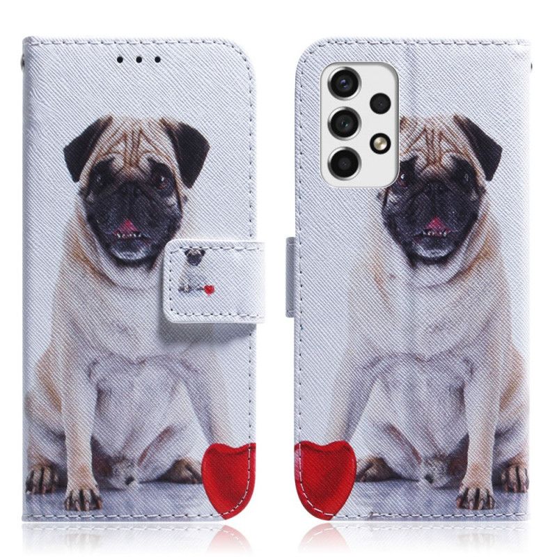 Lærdeksel Til Samsung Galaxy A33 5G Pug Dog