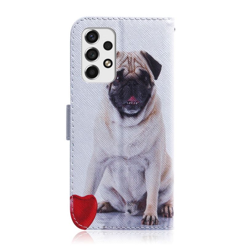 Lærdeksel Til Samsung Galaxy A33 5G Pug Dog