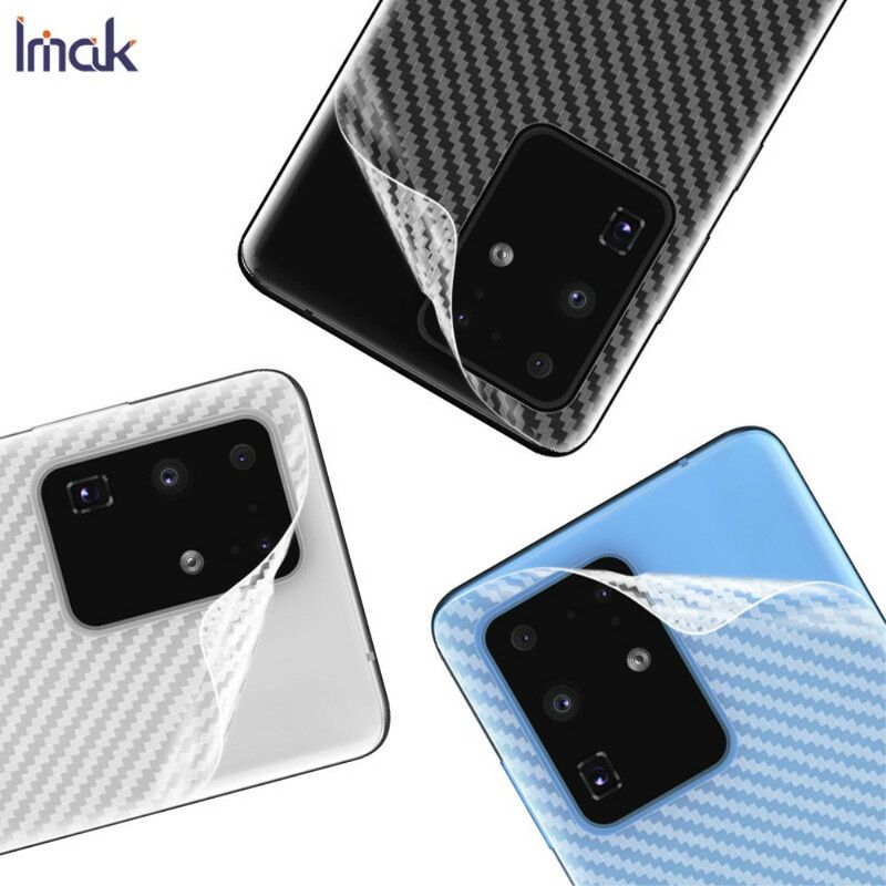 Bakfilm For Samsung Galaxy S20 Ultra Style Carbon Imak