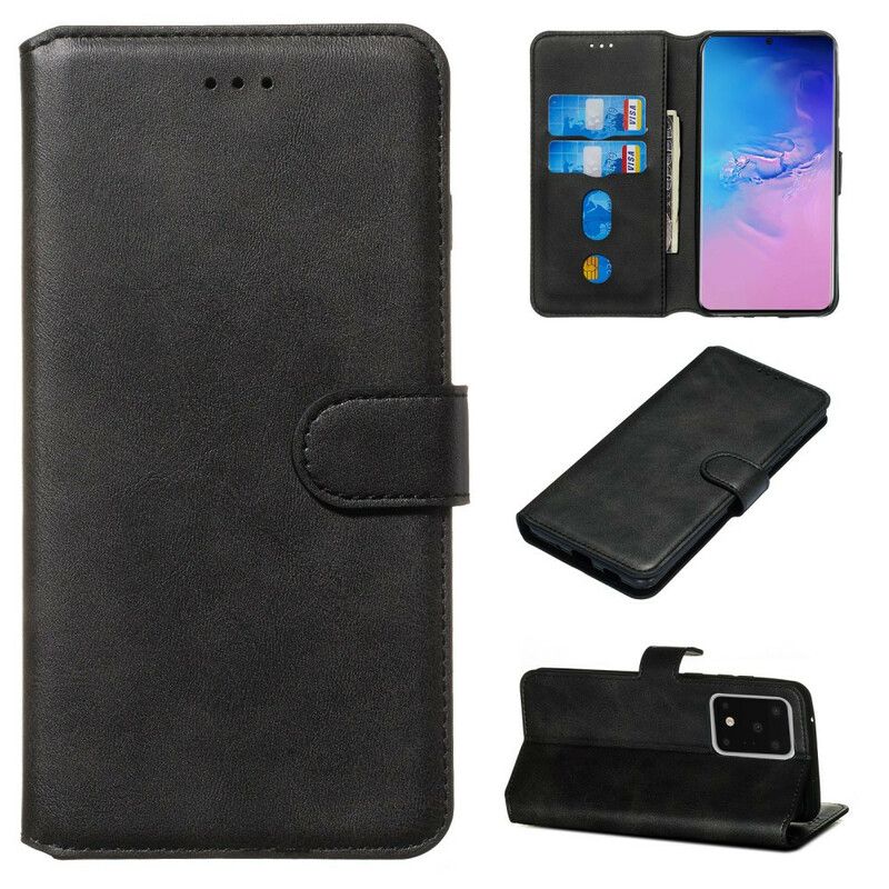 Folio Deksel Til Samsung Galaxy S20 Ultra Faux Leather Nye Farger