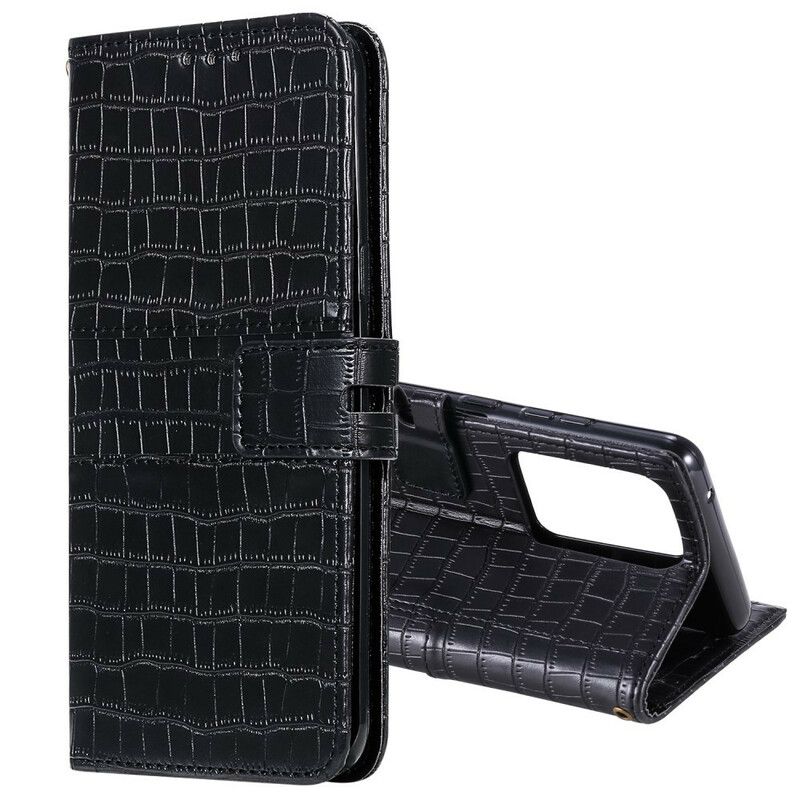 Folio Deksel Til Samsung Galaxy S20 Ultra Helt Croc