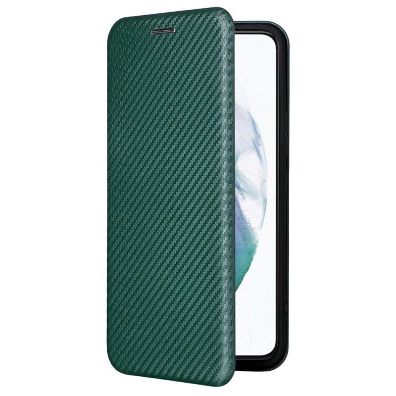 Beskyttelse Deksel Til Samsung Galaxy S22 5G Folio Deksel Karbonfiber