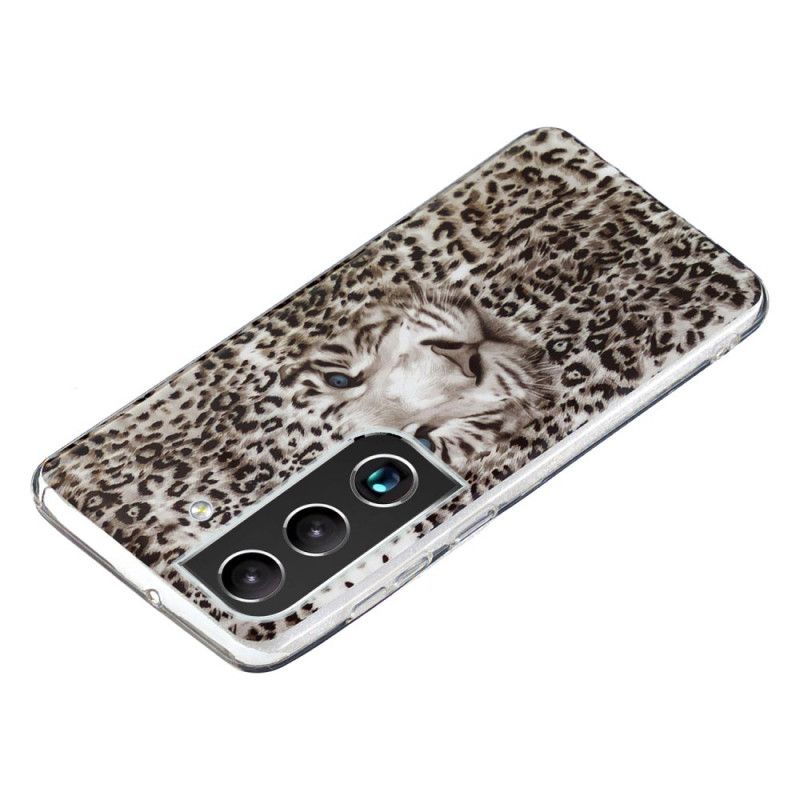 Deksel Til Samsung Galaxy S22 5G Fluorescerende Leopard