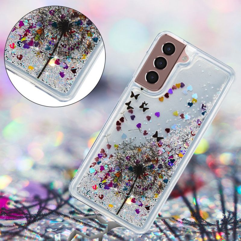 Deksel Til Samsung Galaxy S22 5G Glitterløvetann