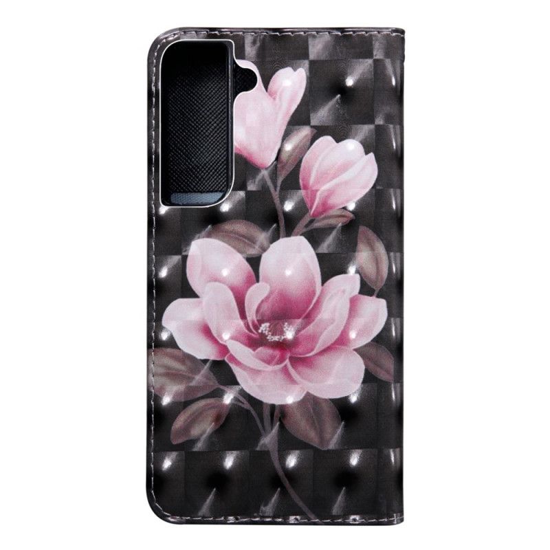 Folio Deksel Til Samsung Galaxy S22 5G Blomstblomster