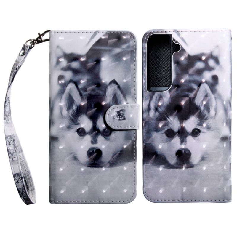 Folio Deksel Til Samsung Galaxy S22 5G Gustave The Dog