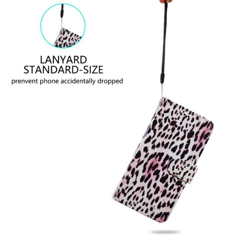 Folio Deksel Til Samsung Galaxy S22 5G Leopardprint