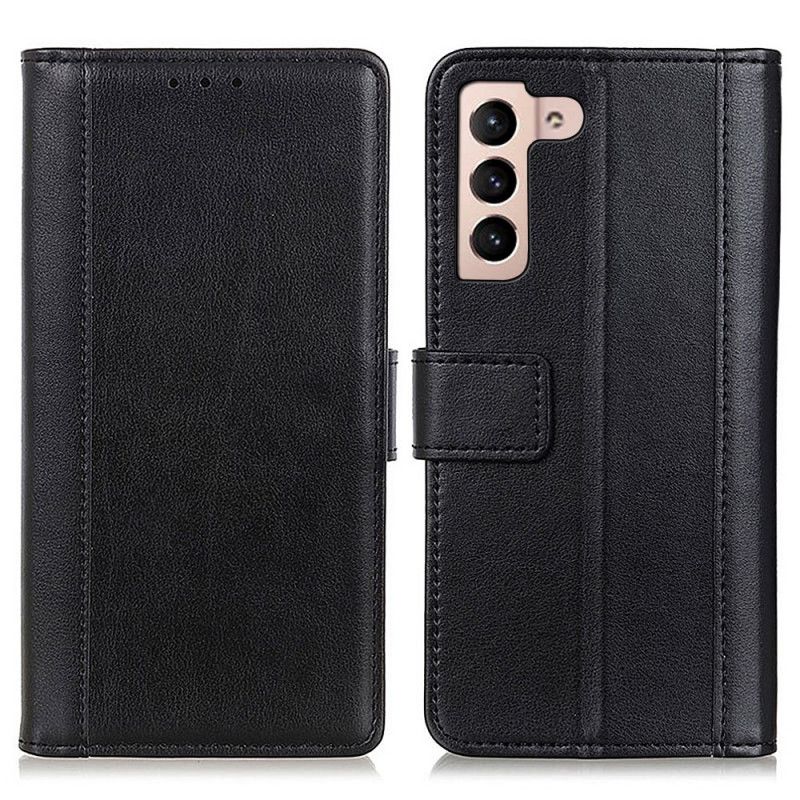 Folio Deksel Til Samsung Galaxy S22 5G Style Leather Elegance