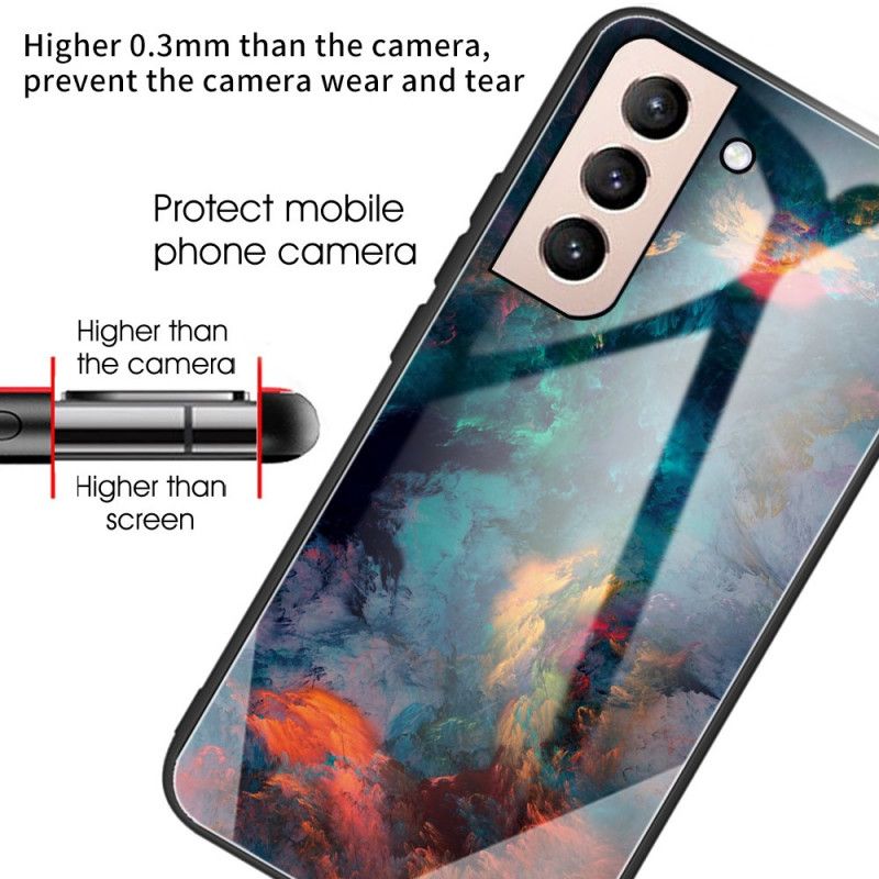 Mobildeksel Til Samsung Galaxy S22 5G Himmelherdet Glass