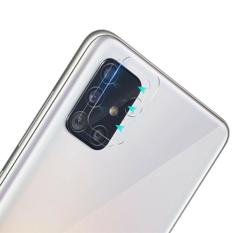 Beskyttende Linse I Herdet Glass For Samsung Galaxy A71 Mocolo