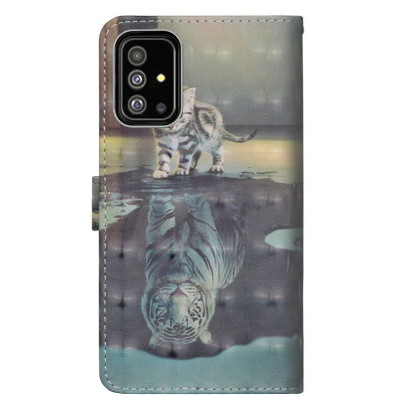 Folio Deksel Til Samsung Galaxy A71 Ernest The Tiger