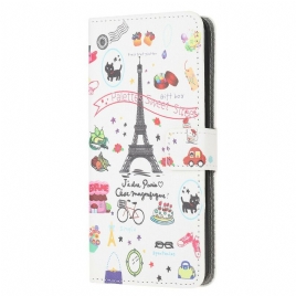 Folio Deksel Til Samsung Galaxy A71 Jeg Elsker Paris