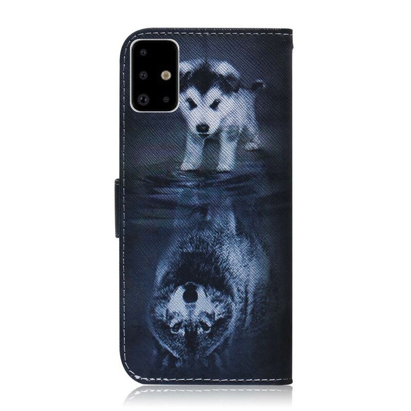 Lærdeksel Til Samsung Galaxy A71 Ernesto The Wolf