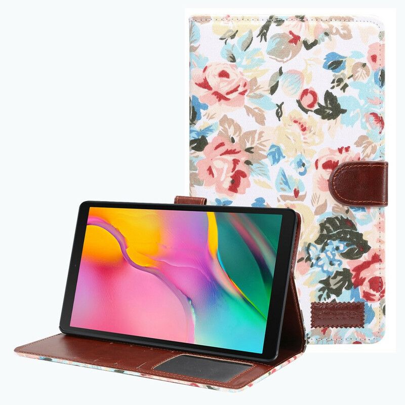 Folio Deksel Til Samsung Galaxy Tab A7 Lite Frihetsblomster