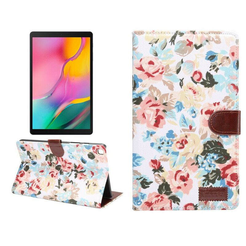 Folio Deksel Til Samsung Galaxy Tab A7 Lite Frihetsblomster