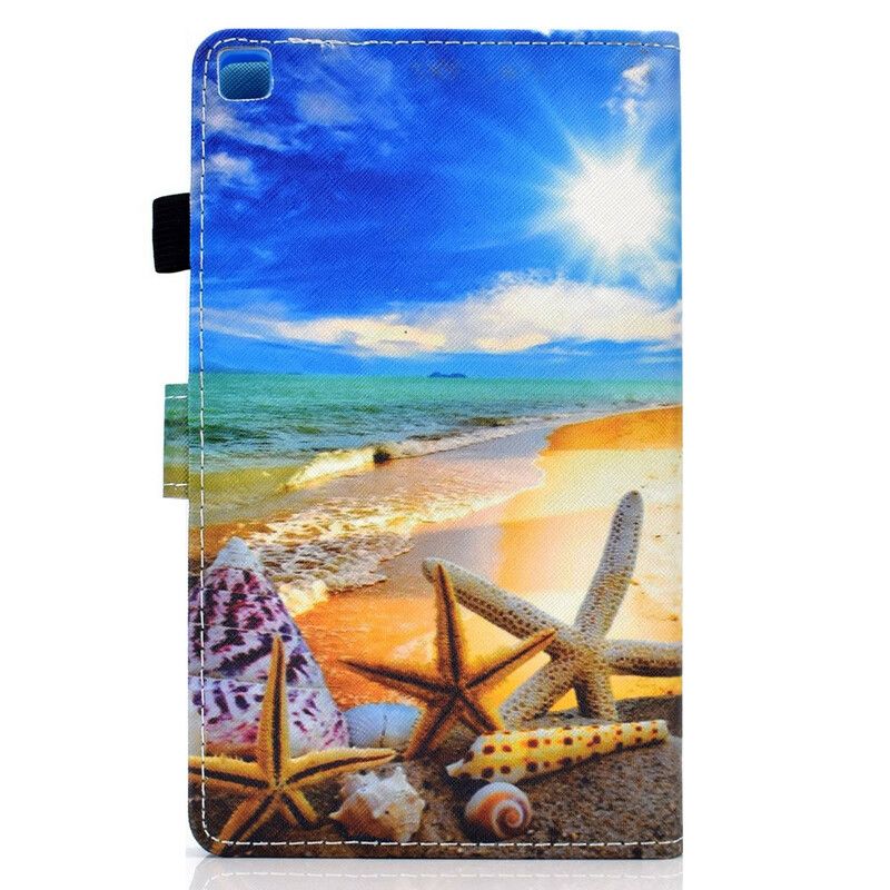 Lærdeksel Til Samsung Galaxy Tab A7 Lite Fun Beach