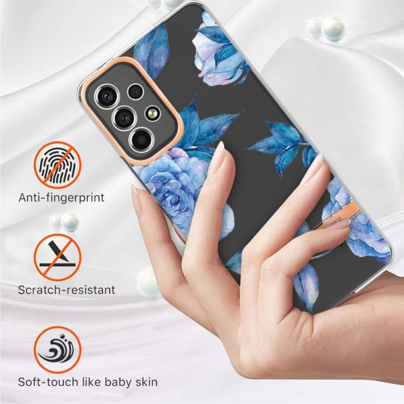Deksel Til Samsung Galaxy A53 5G Blomster Gjennomsiktig