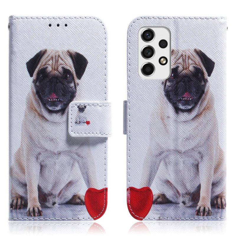 Folio Deksel Til Samsung Galaxy A53 5G Pug Dog