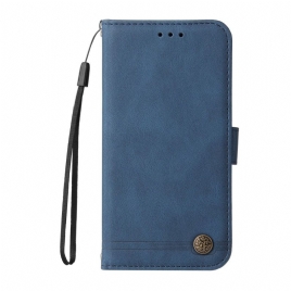 Folio Deksel Xiaomi 14t Pro Rivet Suede Effekt Beskyttelse Deksel