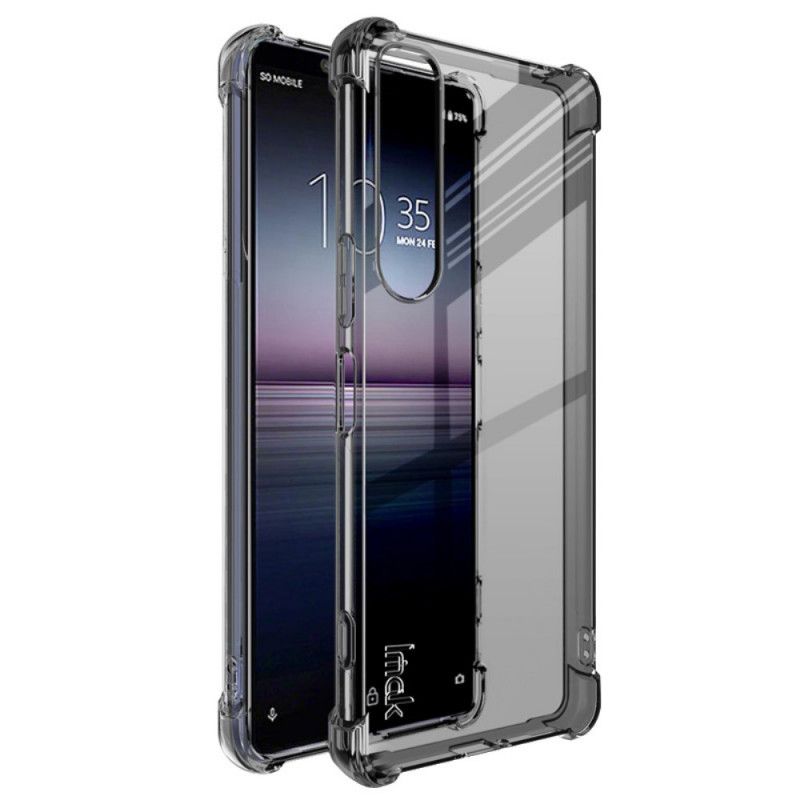 Deksel Til Sony Xperia 1 IV Transparent Med Imak-skjermfilm