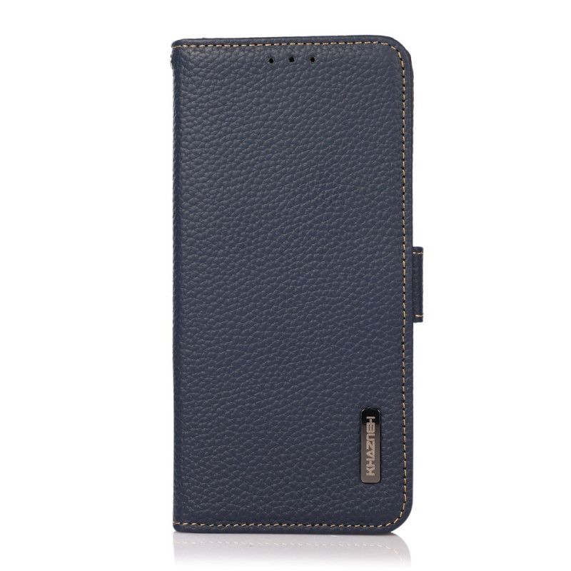 Folio Deksel Til Sony Xperia 1 IV Litchi Leather Khazneh Rfid