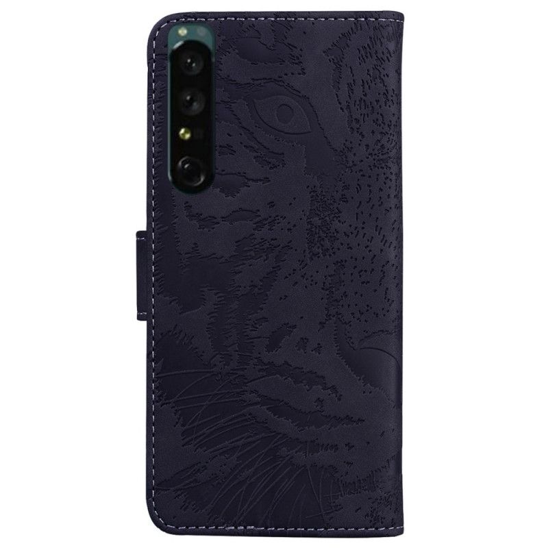 Folio Deksel Til Sony Xperia 1 IV Tigertrykk