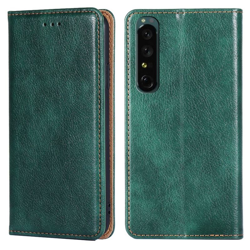 Folio Deksel Til Sony Xperia 1 IV Vintage Design