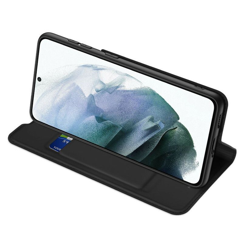 Beskyttelse Deksel Til Samsung Galaxy S21 FE Folio Deksel Dux Ducis Pro Skin