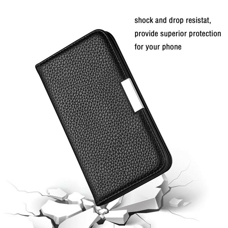 Beskyttelse Deksel Til Samsung Galaxy S21 FE Folio Deksel Ultra Chic Litchi Imitert Skinn