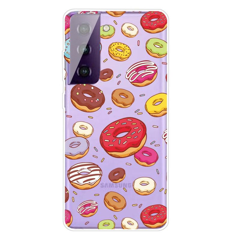 Deksel Til Samsung Galaxy S21 FE Elsker Donuts